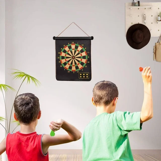 Magnetic Dart Board – Double-Sided Foldable Game Set