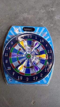 Magnetic Dart Board – Safe Indoor Outdoor Game with 6 Soft-Tip Darts
