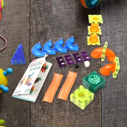Magnetic Marble Run – 48-Piece STEM Building Set for Kids