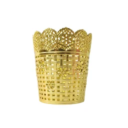 Makeup Brush Holder Metal Mesh Desk Organizer Stand for Vanity (1 Pc)