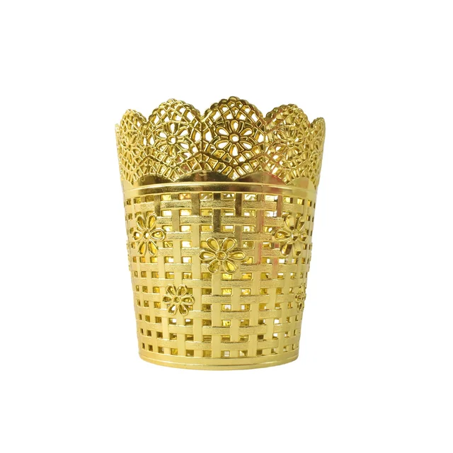 Makeup Brush Holder Metal Mesh Desk Organizer Stand for Vanity (1 Pc)