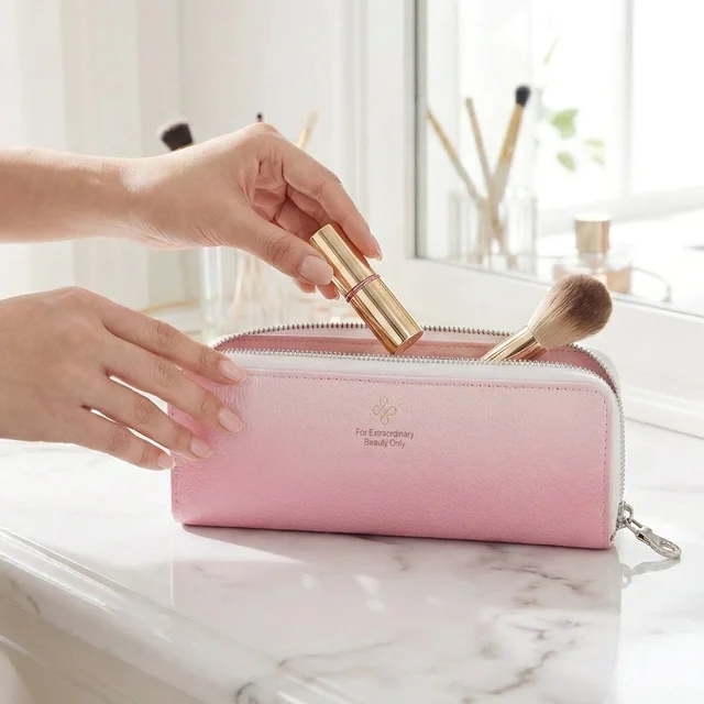 Makeup Brush Storage Pouch – Compact Travel Organizer