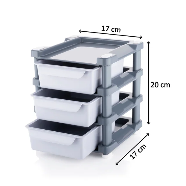 Makeup Organizer Drawer – 3-Layer Compact Cosmetic Storage | Organivo