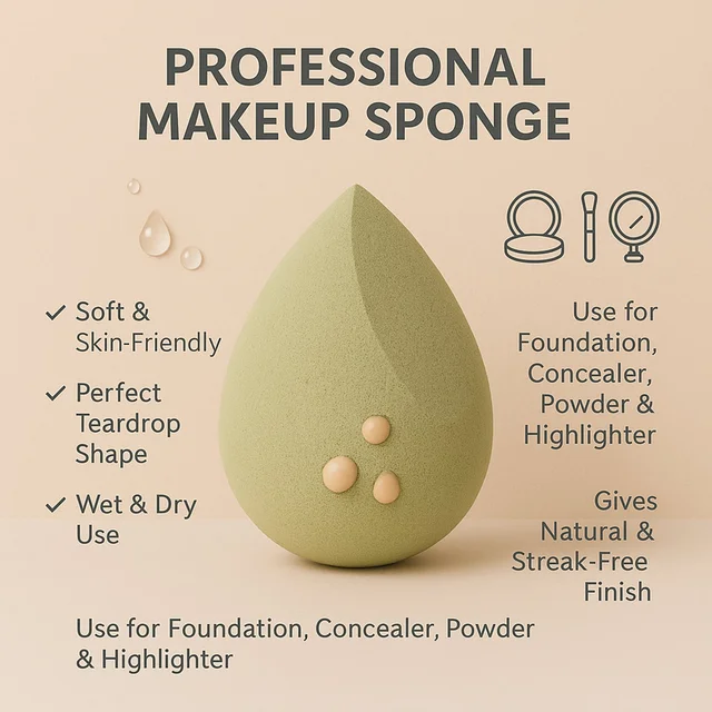 Makeup Sponge – Flawless Blending & Soft Texture | BeautyBare