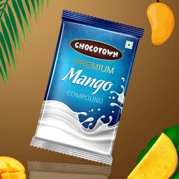Mango Compound Chocolate – Premium 500gm Slab | Chocotown