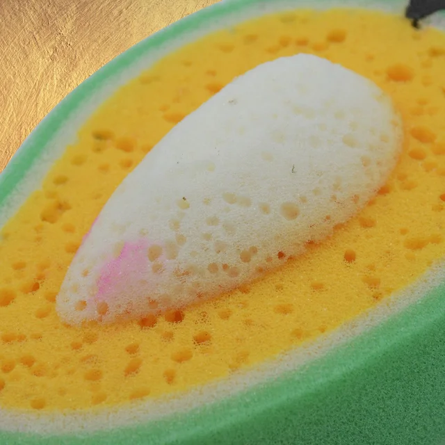 Mango Dish Sponge – Soft, Durable & Multipurpose Cleaner | VelvetBubbles