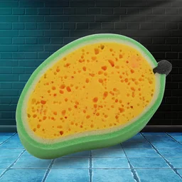 Mango Dish Sponge – Soft, Durable & Multipurpose Cleaner | VelvetBubbles