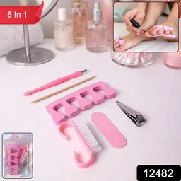 Manicure Kit – Compact 6-in-1 Nail Care Grooming Set