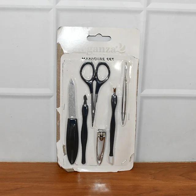Manicure Pedicure Grooming Kit – 6 Powerful Nail Care Tools