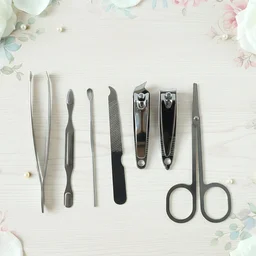 Manicure & Pedicure Grooming Kit – 7-in-1 Stainless Steel Set