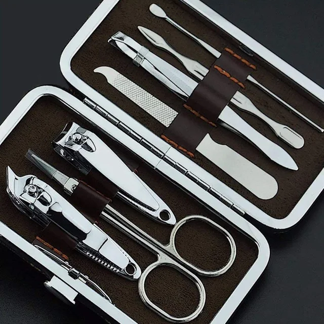 Manicure Pedicure Kit – 7-in-1 Nail Care Set | Velvet Wellness