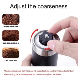 Manual Coffee Grinder – Portable Stainless Steel & Adjustable | Siplix