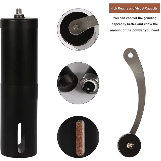 Manual Coffee Grinder – Portable Stainless Steel & Adjustable | Siplix