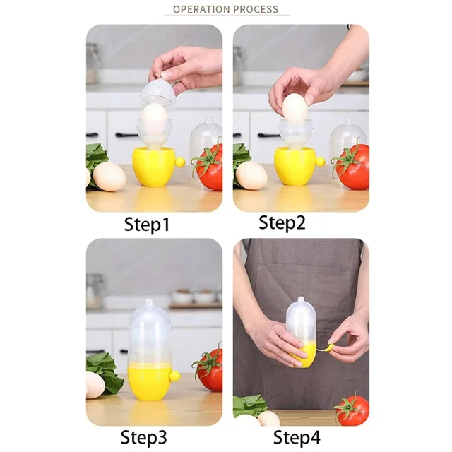 Manual Egg Scrambler – Effortless Yolk Mixer Tool | Storenzo