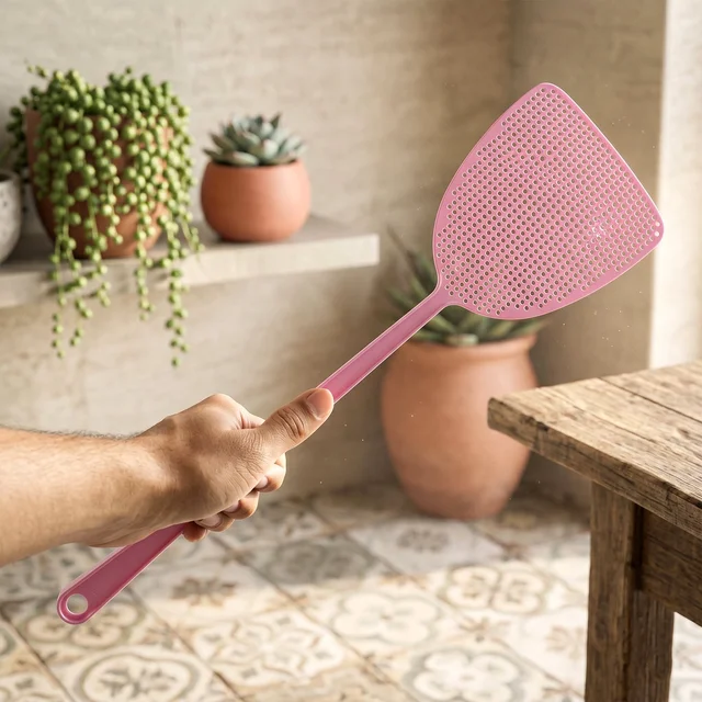 Manual Fly Swatter – Durable Lightweight Pest Control Tool