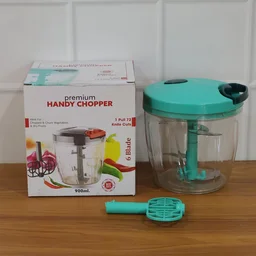 Manual Food Chopper – 6 Blade 900ml | Quickslice