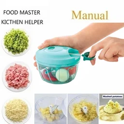 Manual Food Chopper – Compact Vegetable Blender | XcelCraft