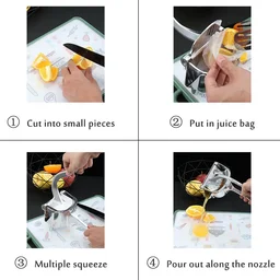 Manual Fruit Juicer – Heavy Duty Aluminium Press | Chef’s Embrace