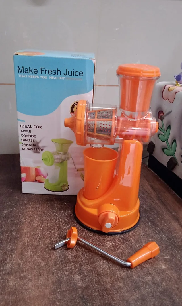 Manual Fruit & Veg Juicer – Strong Suction Base, Easy Clean | Quickslice