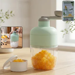 Manual Ice Crusher – Effortless Shaving with Hand Crank Design
