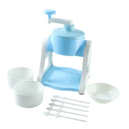 Manual Ice Gola Maker – Portable Blue Ice Slush Machine
