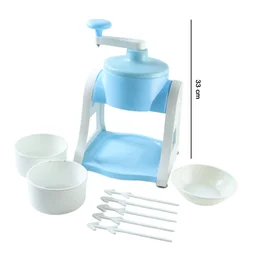 Manual Ice Gola Maker – Portable Blue Ice Slush Machine