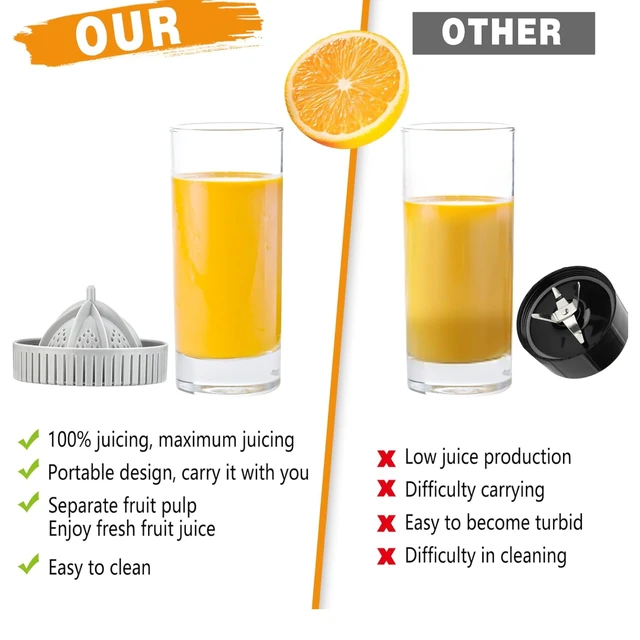 Manual Juicer – Compact, Vacuum Lock Base for Easy Juice Extraction