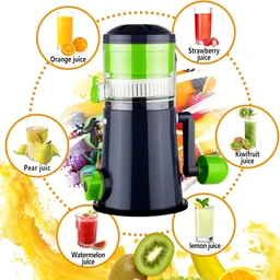 Manual Juicer – Compact, Vacuum Lock Base for Easy Juice Extraction