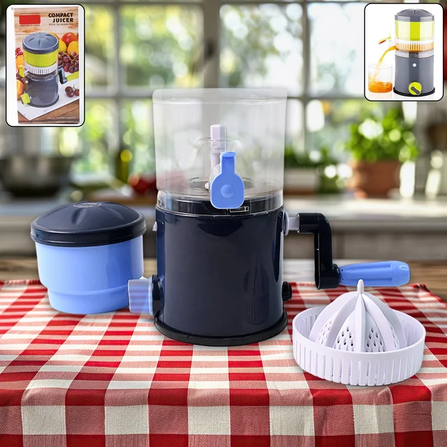 Manual Juicer – Compact, Vacuum Lock Base for Easy Juice Extraction