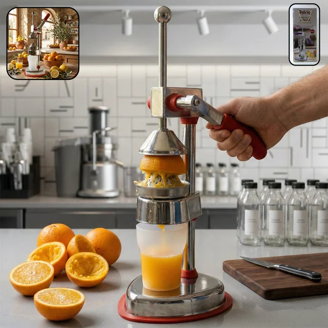 Manual Juicer – Durable Stainless Steel Citrus Extractor