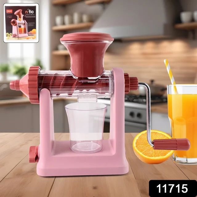 Manual Juicer with Vacuum Lock Base – Efficient Fruit & Vegetable Juicing