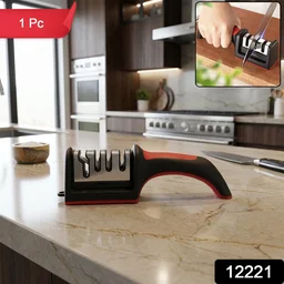 Manual Knife Sharpener – 4-Stage for Precise Blades and Scissors