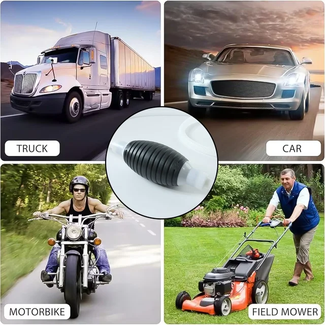 Manual Liquid Transfer Pump – Portable, Spill-Free Fuel & Water Pump