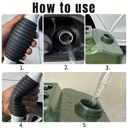 Manual Liquid Transfer Pump – Portable, Spill-Free Fuel & Water Pump