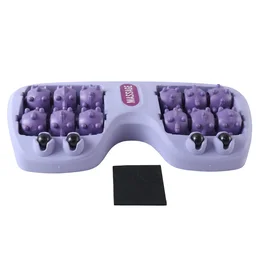 Manual Plastic Roller Foot Massager with Acupressure Nodes for Both Feet (1 Pc)