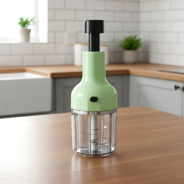 Manual Vegetable Chopper – 1100 ML Capacity for Quick Prep
