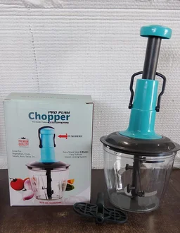 Manual Vegetable Chopper 6-Blade Stainless Steel – 950ML | XcelCraft