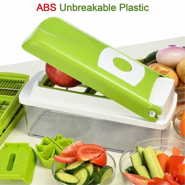 Manual Vegetable Slicer – 13-in-1 Multi-Cutter | Quickslice