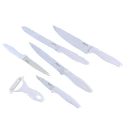 Marble Coated Kitchen Knife Set – 6-Piece Sharp & Stylish