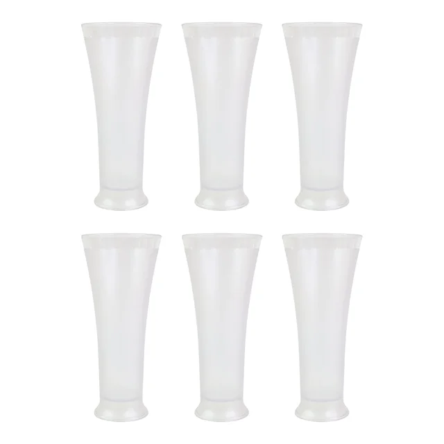 Matt Finish Plastic Glass Set – Durable 300ML 6-Piece Set