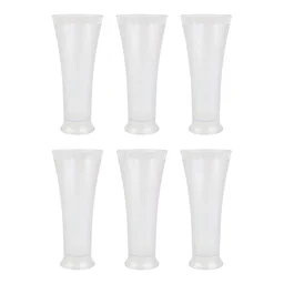 Matt Finish Plastic Glass Set – Durable 300ML 6-Piece Set
