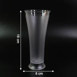 Matt Finish Plastic Glass Set – Durable 300ML 6-Piece Set