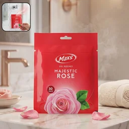 Maxs Majestic Rose Gel Air Freshener – Long Lasting Fragrance