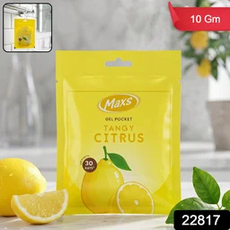 Maxs Tangy Citrus Gel Air Freshener – Long-Lasting Freshness for Indoor Use