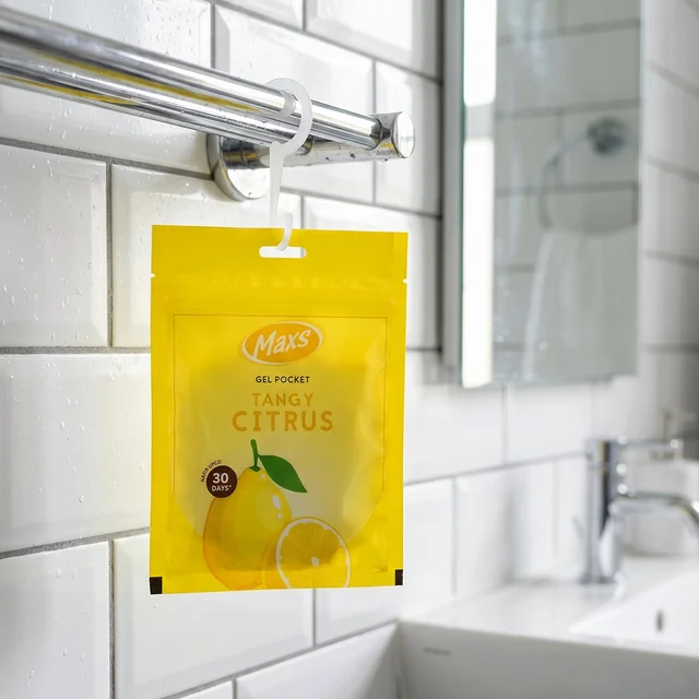 Maxs Tangy Citrus Gel Air Freshener – Long-Lasting Freshness for Indoor Use