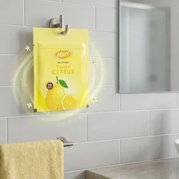 Maxs Tangy Citrus Gel Air Freshener – Long-Lasting Freshness for Indoor Use