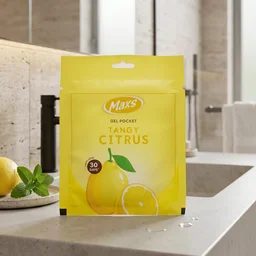 Maxs Tangy Citrus Gel Air Freshener – Long-Lasting Freshness for Indoor Use