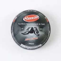 Maxwax black shoe polish cream – Deep nourishment & shine