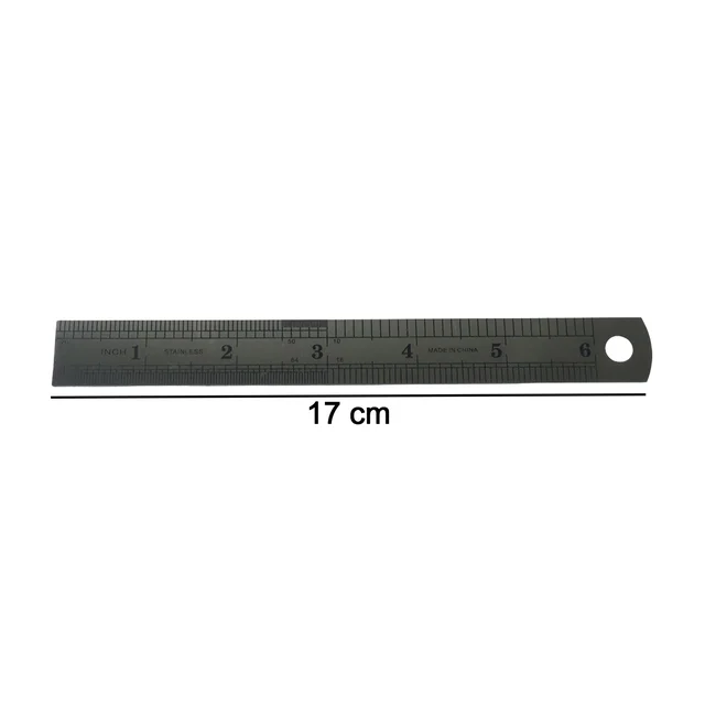 Measuring Ruler – Precision Steel 15 cm with Clear Markings