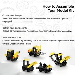 Mecha Racer STEM Kit – 5-in-1 DIY Construction for Kids 8+